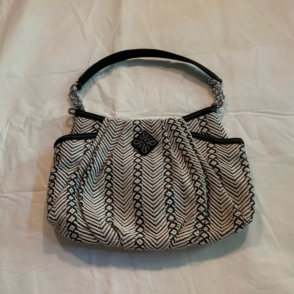 Black & Off-White Vera Wang Purse